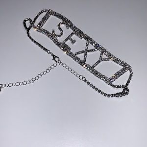 Rhine stone choker !